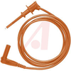 Test Clip; Test Clip to Sheathed BananaPlug; Beryllium Copper; Gold Plated -- 70198349