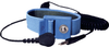 Elastic Adjustable Blue Wrist Strap w/ 6' Coil Cord -- SP7922 - Image