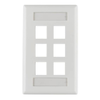 Keystone Faceplates, Frames - FPISIX-W-ND - DigiKey