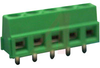 Terminal Block,PCB, Front Wire,10A/300V;26-14AWG;5 Pole - 70077468 - Allied Electronics, Inc.