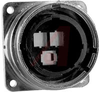 METAL-SHELL CPC;STANDARD SEX SQUARE FLANGE RECEPT.(FOR PIN CONTACTS);3 CONTACTS - 70083040 - Allied Electronics, Inc.