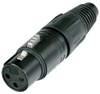 Xlr Audio Connector, Jack, 3Pos; No. Of Contacts Neutrik - 27B4276 - Newark, An Avnet Company