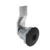 Quarter-Turn Cam Latch, 8 mm Square Recess, 16mm  Grip, Not Sealed, Zinc Alloy, Powder Coat, Black - E5-2-085-050 - Southco