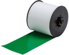 Brady B-7569 Green Indoor / Outdoor Vinyl Thermal Transfer Continuous Thermal Transfer Printer Label Roll - 4 in Width - 110 ft Length - 120864 - 754473-70098 - R. S. Hughes Company, Inc.