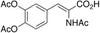 β-(3,4-Diacetoxyphenyl)-α-acetaminoacrylic Acid -- 23588 - Image