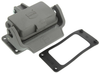Bulkhead Housing, Size 10B, Metal; Heavy Duty Connector Type Harting - 93C9050 - Newark, An Avnet Company