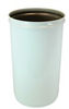 Justrite Cease-Fire White Steel 55 gal Safety Can - 34 1/2 in Height - 23 3/4 in Overall Diameter - 697841-00901 - 697841-00901 - R. S. Hughes Company, Inc.