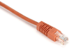 CAT5e 100MHz Ethernet Patch Cable UTP PVC Molded Hood OR 25FT - EVNSL29E-0025 - Black Box