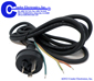 AC  Power Cords -- CA-AUS-8FT-3W-S/T-ICC-H05RNF1.0 - Image
