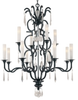 N6703-254 Twelve Light Chandelier - N6703-254 - Minka Group