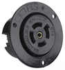 Locking Flanged Receptacle Outlet -- L2220-FOBK - Image