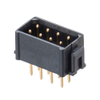 4+4 Pos. Male DIL Vertical Throughboard Conn. No Latches - M80-8540845 - Harwin Plc