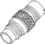 Twinaxial Barrel Adapter J/J -- 082-5588-RFX - Image