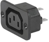 Iec Power Connector, Outlet, 10A; Iec Connector Type Schurter - 32C5125 - Newark, An Avnet Company
