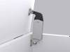 HEAVY SPRING LOADED LID STAY BACK PANEL MOUNT - S-AT01S -- S-AT01S