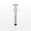 Control Syringe, Palm Pad Plunger, Wing Grip, Male Luer Lock -- C1057