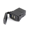 11019 Dual USB Power Charging Port with LED 2.4A, 12/24VDC -- 11019 - Image