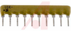 Resistor, Ntwrk;4.7 K Ohms;Bussed;EpoxyResin;Conformal SIP;1.25W;+/-2%;100V;10P - 70155365 - Allied Electronics, Inc.