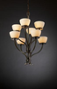 POR-8788-35-WFAL-DBRZ Mid. Chandeliers-Glass Up - 494733 - Capital Lighting, Inc.