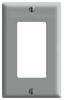 Decora#&0174; Wallplates - 80401-GY - Leviton Manufacturing