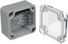Enclosure, Wall Mount, Pc, Grey/clear; Enclosure Type Bud Industries - 22AJ1404 - Newark, An Avnet Company