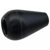 Tapered Knob; Female, Oval Tapered, Black -- BD-50 - Image