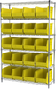 Shelving, Wire Shelving Kit, 18x48x74, 24 Bins - AWS184830260Y - Akro-Mils, Inc.