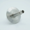 MHV Coaxial Feedthrough, 1 Pin, Grounded Shield, Double-Ended, 2.16″ QF / KF Flange - A0478-4-QF - MPF Products, INC.