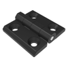 Surface Mount Hinge, 50 mm size, with Mounting CSK Holes, Zinc Alloy, Black Powder coated - EH-DHFM-50 - Southco