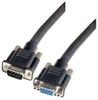 Plastic Armored DB9 Cable, Male/Female, 50 ft -- DSA00018-50F