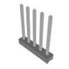 Headers, Male Pins - 612-MTMM-105-08-T-S-375-ND - DigiKey