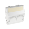 Keystone Faceplates, Frames - 298-CFPFLS2SAW-ND - DigiKey