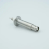 SHV-20 Coaxial Feedthrough, 1 Pin, Grounded Shield, Exposed Insulator, 1.18″ QuickFlange - A2094-1-QF - MPF Products, INC.