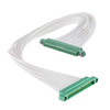 8+8 Pos. Male-Female DIL 26 AWG Cable Assembly, 60mm, Screw-Lok - G125-MC11605M1-0060F2 - Harwin Plc