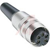 connector,circular din,female plug w/flush lock-ring,7 cont,ip40,mate sv,wsv,sfv - 70151667 - Allied Electronics, Inc.