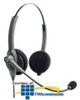 VXI Passport 21 Over the Head Single Wire Binaural Headset.. - PASSPORT-21V - TelephoneStuff.com