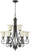 6154-9-86 Mid. Chandeliers-Glass Up - 663416 - Capital Lighting, Inc.