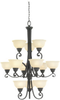 Large Chandeliers-Glass Shade - 240840 - Light Center (The)