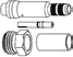 FME Straight Crimp Jack - 081-160 - Amphenol RF