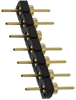 Header, 2.54Mm, Low Profile, 7 Position; Pitch Spacing Samtec - 11P3033 - Newark, An Avnet Company