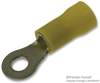 Terminal, Ring Tongue, #8, Crimp, Yellow; Stud Size - Metric Amp - Te Connectivity - 96F7798 - Newark, An Avnet Company