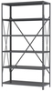 Akro-Mils 6500 lb Adjustable Gray Powder Coated Steel 22 ga Open Adjustable Fixed Shelving System - 6500 lb Total Capacity - AS187942 - AS187942 - R. S. Hughes Company, Inc.