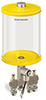 Yellow Color Key, Clear View Multiple Feed Electro Lubricator, 1/2 gal Pyrex Reservoir, 3 Feeds, 1/8