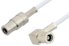 75 Ohm Mini SMB Plug to 75 Ohm Mini SMB Plug Right Angle Cable 60 Inch Length Using 75 Ohm RG187 Coax, RoHS - PE34690LF-60 - Pasternack