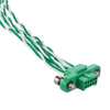 10+10 Pos. Female DIL 26 AWG Cable Assembly, 450mm, twisted pair single-end, Screw-Lok - G125-FD12005F1-0450L - Harwin Plc