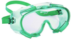 Jackson Safety Monogoggle V80 Polycarbonate Standard Safety Goggle Clear Lens - Green Frame - Indirect Vent - 761445-10115 - 761445-10115 - R. S. Hughes Company, Inc.