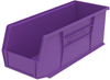 Akro-Mils Akrobin 30 lb Purple Industrial Grade Polymer Hanging / Stacking Storage Bin - 10 7/8 in Length - 4 1/8 in Width - 4 in Height - 1 Compartments - 30224 PURPLE - 30224 PURPLE - R. S. Hughes Company, Inc.