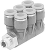 Multiple distributor -- QSLV6-1/4-1/4-U - Image