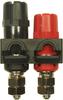 Binding Post, 60A, Black/red, Nickel Rohs Compliant Multicomp Pro - 22AJ1009 - Newark, An Avnet Company
