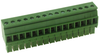 Terminal Block Pluggable 15 Position, 24-16Awg; Pitch Spacing Multicomp Pro - 04R7005 - Newark, An Avnet Company